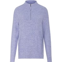 olsen Strickpullover, Troyer-Kragen, für Damen, lila, 46 von Olsen