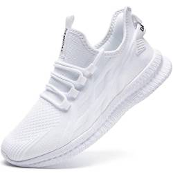 Oltyutc Sneaker Herren Schuhe Sportschuhe Laufschuhe Sommerschuhe Turnschuhe Leichtgewichts Tennisschuhe Joggingschuhe Männer Fitnessschuhe Walking Schuhe Gym Running Shoes Weiß Männer EU 48 von Oltyutc