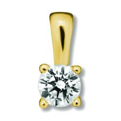 0.15 ct  Diamant Brillant Anhänger aus 585 Gelbgold von One Element