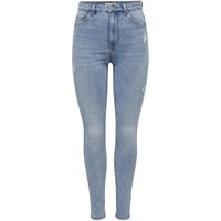 Only Jeans - Onlrose HW Skinny DNM GUA058 - W26L30 bis W34L30 - für Damen - Größe W30L30 - blau von Only