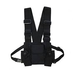 Multi-Pocket-Brust-Rig-Tasche-Werkzeug Weste Hip-hop-einstellbare Brust-Pack-Brust-Rig-Tasche Funktionsgeschirr Für Männer Frauen von Onsinic