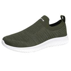 Onsoyours Herren Damen Sportschuhe Straßenlaufschuhe Mesh Sneaker Laufschuhe Bequem Leichtgewichts Joggingschuhe Fitness Turnschuhe Mode Freizeitschuhe Outdoor A Armeegrün 36 EU von Onsoyours