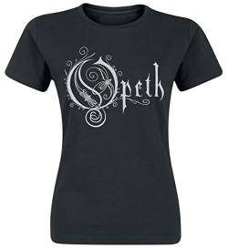 Opeth Logo Girl-Shirt schwarz L von Opeth