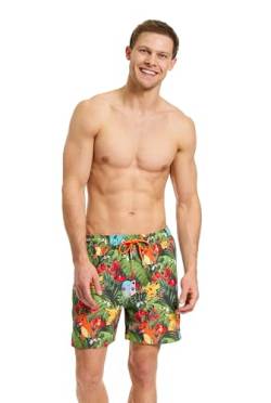 OppoSuits Pokémon Shorts für Männer - Offizielle Pokémon™ Strand Shorts - Lose Passform - Inklusive Kordelzug - Multicolor von OppoSuits