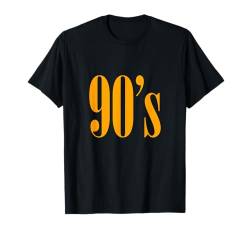 Orange Grafik 90er Jahre Retro Motto I love 90's Orange T-Shirt von Orange Grafik Orange Farb-T-Shirt