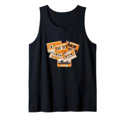 Orange Grafik Old School Hip Hop Kassette Männer oder Fraue Tank Top von Orange Grafik Orange Farb-T-Shirt