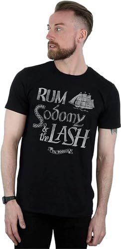 Cult The Pogues Men's Rum Sodomy T-Shirt Black M von Org.mama