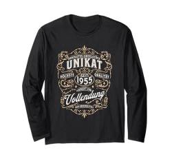 Geburtstag 1955 Unikat Einzelstück Qualität Vollendung Langarmshirt von Original Geburtstag Namenstag Designs