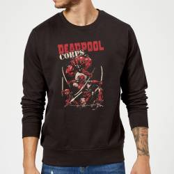 Marvel Deadpool Family Corps Pullover - Schwarz - XL von Original Hero