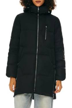 Orolay Damen Stilvolle Daunenmantel Winterjacke mit Kapuze Female Steppmantel Frauen Puffer Wintermantel Schwarz L von Orolay