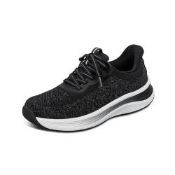 OrthofeetHands-Free Orthopädischer Damen Slip-in Sneaker Schwarz Nira, Größe 39 X-Weit von Orthofeet