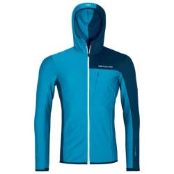 Ortovox - Fleece Light Grid Hooded Jacket - Fleecejacke Gr XXL blau von Ortovox