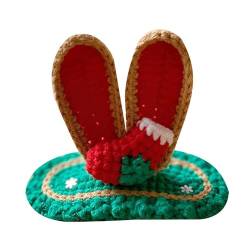 Stilvolle Weihnachts-Haarspange, auffällig, Haarspange, Haarnadel, festlich, gestrickt, Haarschmuck für Kinder, Weihnachten von Osdhezcn