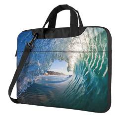 Laptop-Umhängetasche mit Aufdruck „Ocean Of Life für Damen und Herren, Arbeits- und Computertasche für Business und Büro von Oudrspo