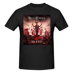 Shirt for Blut-Engel Herrenanpassungs-Kurzärmler-Crewneck-T-Shirt, klassisches Baumwoll-T-Shirt von Oudrspo
