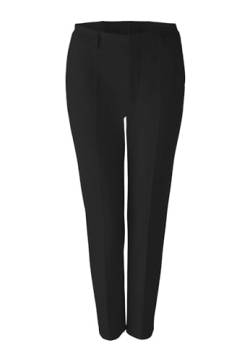 Oui Damen Jerseyhose FEYLIA Slim Fit, Cropped Slim fit Uni Business, Freizeit, Festlich Jersey von Oui