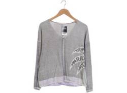 Oui Damen Pullover, grau, Gr. 42 von Oui