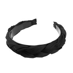 Outanaya 1 Stück Geflochtenes Twist Stirnband Damen Kopfwickel Retro Geflochtenes Haarband Sport Stirnbänder Zopf Stirnband Breites Haarband Make Up Stirnband Haar Accessoire Stoff von Outanaya