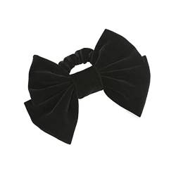 Outanaya Bowknot-haarkreis Haargummis Haarseil Frauen Schal-haargummis Haargummis Für Mädchen Haargummis Bowknot Frau Haargummis Pferdeschwanzdekoration Haar Pferdeschwanz Haarschmuck Black von Outanaya