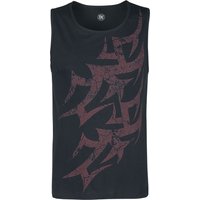 Outer Vision - Gothic Tank-Top - Blades Tattoo - S bis 4XL - für Männer - Größe M - schwarz von Outer Vision