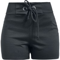 Outer Vision Hotpant - Cloe High Waist Short - S bis XXL - für Damen - Größe S - schwarz von Outer Vision