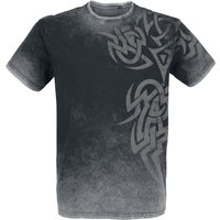 Outer Vision T-Shirt - Broken Symbol - M bis 4XL - für Männer - Größe XXL - schwarz von Outer Vision