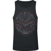 Outer Vision Tank-Top - Hawaiian Mask - S bis XXL - für Männer - Größe M - schwarz von Outer Vision