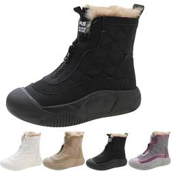 Oveallgo WarmBoot - Wasserdichte, rutschfeste Spitzenstiefel (Schwarz, Erwachsene, 38, Numerisch, EU Schuhgrößensystem, Breit) von Oveallgo