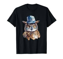 Funky Owl T-Shirt von Owl Lover Gifts for Men & Women