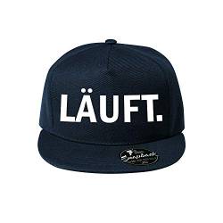 OwnDesigner Baumwolle Läuft Baseball Cap, Basecap - Unisex Baseball Kappen, Baseball Mützen für Draussen, Sport oder auf Reisen (408-Cap5P-3Navy) von OwnDesigner