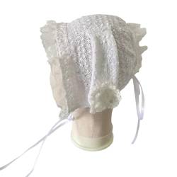 Gestrickter Spitzen Kopfschal Frauen Mädchen Turban Bandanas Haarschmuck Stirnbänder Ohren Haarband Eleganter Haarschal von Oxxggkao