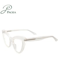 PACIEA Lesebrille Damen Cat Eye Schmetterling Blaulichtfilter Oversized UV Schutz von PACIEA