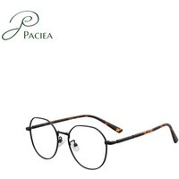 PACIEA Lesebrille Damen Herren Anti Blaulicht Oversized Metall Rundrahmen Klassische von PACIEA