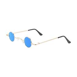 PACKOVE Vintage-sonnenbrille Ende Sonnenbrille Mit Schwarzem Kreis Runden Frauen Für Randlos Polarisierte Sonnenbrille Damen Festival Neuheit Rahmen Sonnenbrillen Herren Im Trend Glas Blue von PACKOVE