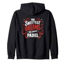 Lustiges Padel-Schlaf-Pyjama-Zitat Padel-Liebhaber Padel-Spieler Kapuzenjacke von PADEL ROCKETSPORT PADDLE TENNIS NOVELTY MERCH