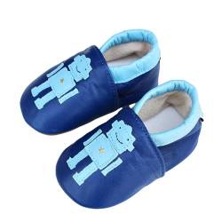 Kinder Schlappen Mädchen Atmungsaktiv Leicht Babyschuhe Niedlich Weich Sockenschuhe Elastizität Freizeit Lauflernschuhe rutschfest Cartoon-Druck Schläppchen Unisex Turnschläppchen Haussocken von PAIDAXING