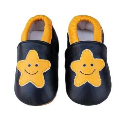 Kinder Schlappen Mädchen Atmungsaktiv Leicht Babyschuhe Niedlich Weich Sockenschuhe Elastizität Freizeit Lauflernschuhe rutschfest Cartoon-Druck Schläppchen Unisex Turnschläppchen Haussocken von PAIDAXING