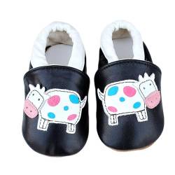 Kinder Schlappen Mädchen Atmungsaktiv Leicht Babyschuhe Niedlich Weich Sockenschuhe Elastizität Freizeit Lauflernschuhe rutschfest Cartoon-Druck Schläppchen Unisex Turnschläppchen Haussocken von PAIDAXING