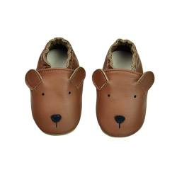 PAIDAXING Krabbelschuhe Lauflernschuhe Baby Kinder Mädchen Jungen Hausschuhe Baby Schuhe Babyschuhe Weicher Kugelsicherer Leder Lederschuhe Kleinkind 0-6 Monate 6-12 Monate 12-18 Monate 18-24 Monate von PAIDAXING