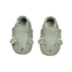 PAIDAXING Krabbelschuhe Lauflernschuhe Baby Kinder Mädchen Jungen Hausschuhe Baby Schuhe Babyschuhe Weicher Kugelsicherer Leder Lederschuhe Kleinkind 0-6 Monate 6-12 Monate 12-18 Monate 18-24 Monate von PAIDAXING