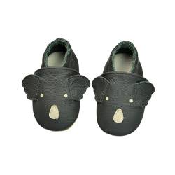 PAIDAXING Krabbelschuhe Lauflernschuhe Baby Kinder Mädchen Jungen Hausschuhe Baby Schuhe Babyschuhe Weicher Kugelsicherer Leder Lederschuhe Kleinkind 0-6 Monate 6-12 Monate 12-18 Monate 18-24 Monate von PAIDAXING