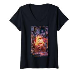 Damen Taco Tuesday Cinco De Mayo Lustige mexikanische Kunst für Jungen und Mädchen T-Shirt mit V-Ausschnitt von PALI SPA