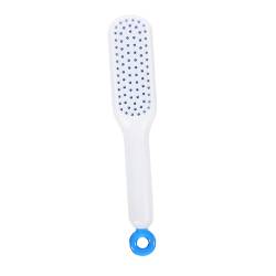 PAMINGONO Kamm-Kopfhautreinigung hairbrush haarbürsten haar kur kopfhaut pflege funky entwirrender Kamm Kämme für das Haarstyling von Frauen Stylingkamm für Männer kleiner Kamm Abs Weiß von PAMINGONO