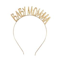 PAMINGONO Mama Haarreifen party sachen party supplies Eye-Catching Headwear goldener haarreif Kleideraccessoires damen stirnbänder Stirnband Partykostüm Kopfbedeckung aus von PAMINGONO