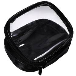 PAMINGONO transparenter Kulturbeutel Mini-Kosmetiktasche Klarsichttaschen für die Reise Kosmetiktasche Portable tragbare Kosmetiktasche kontaktlinsenbehälter Klare Reisetaschen Beuteltaschen von PAMINGONO