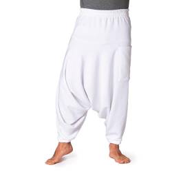 PANASIAM Aladin Jogpants, White, L von PANASIAM