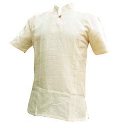 PANASIAM Shirt, hemp, cream, XL, SS von PANASIAM