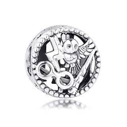 PANDOCCI 2020 Sommer Durchbrochene Ikonen Perle 925 Silber DIY Passend für Original Pandora Armbänder Charme Modeschmuck von PANDOCCI