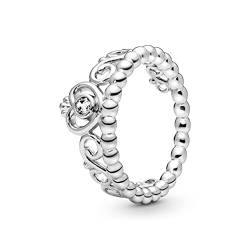 PANDORA Damen-Ring 925 Sterling Silber Zirkonia weiß Gr. 56 (17.8) 190880CZ-56 von PANDORA