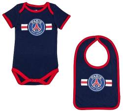 Paris Saint-Germain Body Lätzchen für Jungen, PSG, offizielle Kollektion, blau, 62 von PARIS SAINT-GERMAIN